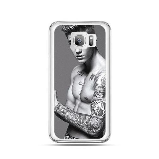 Etui na Samsung Galaxy S7 Edge, Justin Bieber w tatuażach EtuiStudio