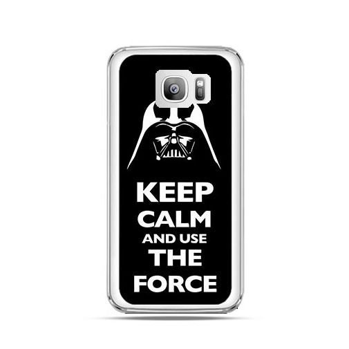 Etui na Samsung Galaxy S7 Edge, Keep calm and use the force EtuiStudio