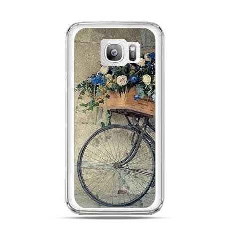 Etui na Samsung Galaxy S7 Edge, Rower z kwiatami EtuiStudio