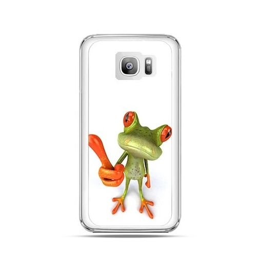 Etui na Samsung Galaxy S7 Edge, śmieszna żaba EtuiStudio
