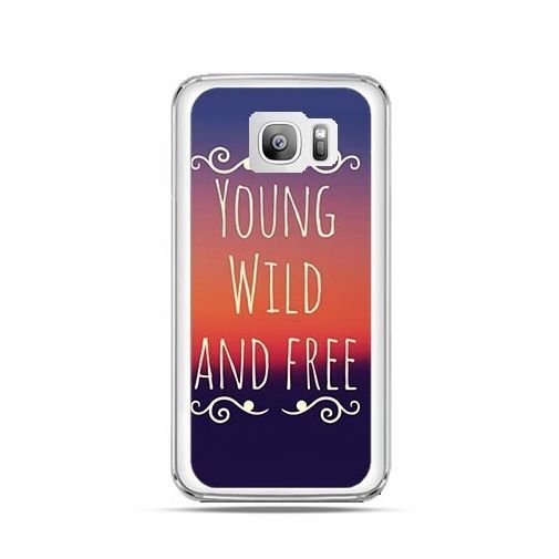 Etui na Samsung Galaxy S7 Edge, Young wild and free EtuiStudio
