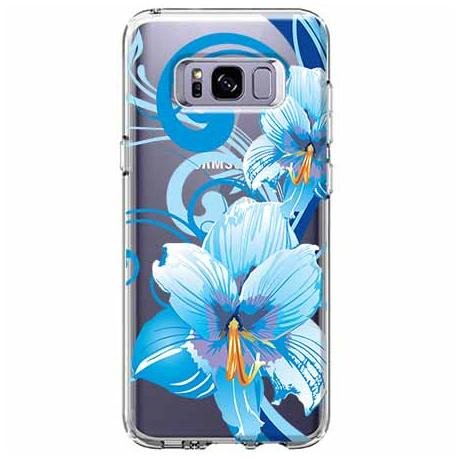 Etui na Samsung Galaxy S8, niebieski kwiat północy EtuiStudio