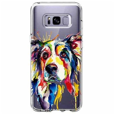 Etui na Samsung Galaxy S8 Plus, Watercolor pies EtuiStudio