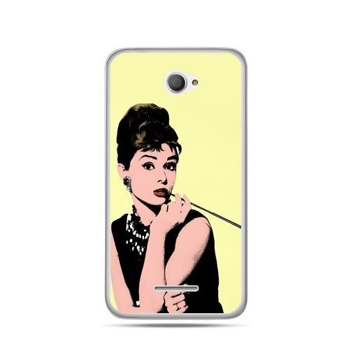 Etui na Sony Xperia E4, Audrey Hepburn z papierosem EtuiStudio