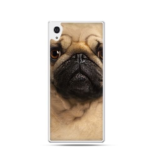 Etui na Sony Xperia M4 Aqua, pies szczeniak Face 3d EtuiStudio