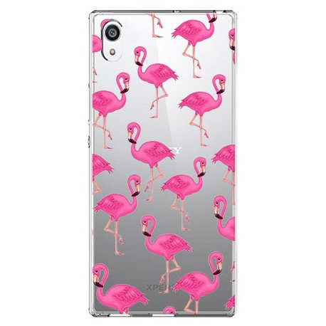 Etui na Sony Xperia XA1 Ultra, Różowe flamingi EtuiStudio