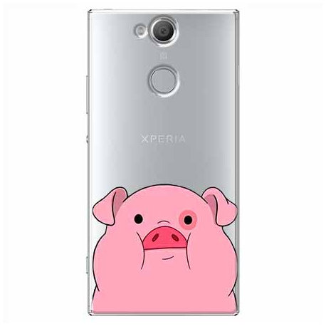 Etui na Sony Xperia XA2, Słodka różowa świnka EtuiStudio