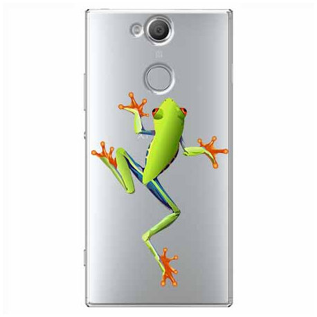 Etui na Sony Xperia XA2, Zielona żabka EtuiStudio