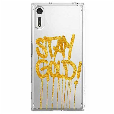 Etui na Sony Xperia XZ, Stay Gold EtuiStudio