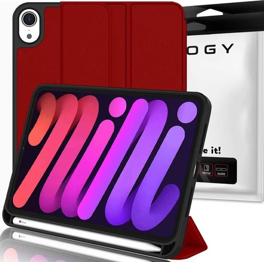 Etui na tablet Alogy Alogy Etui na tablet Smart Pencil Case do Apple iPad Mini 6 2021 Czerwone uniwersalny Alogy