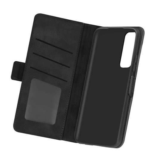 Etui na telefon Honor 10X Lite w stylu vintage z uchwytem na kartę i wideo w kolorze czarnym Avizar