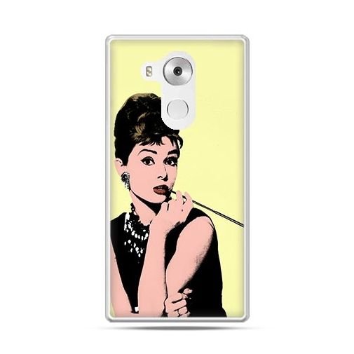 Etui na telefon Huawei Mate 8, Audrey Hepburn z papierosem EtuiStudio