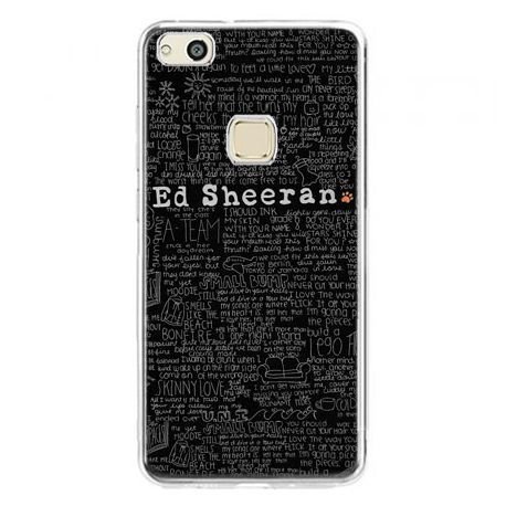 Etui na telefon Huawei P10 Lite, ED Sheeran czarne poziome EtuiStudio