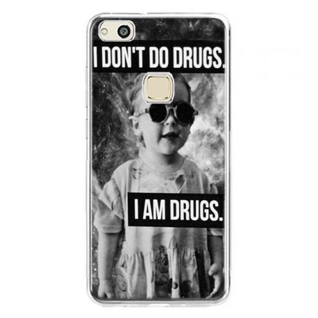Etui na telefon Huawei P10 Lite, I don`t do drugs I am drugs EtuiStudio