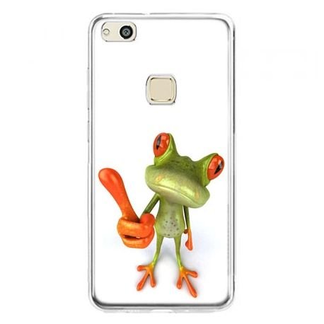Etui na telefon Huawei P10 Lite, śmieszna żaba EtuiStudio