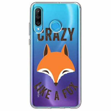 Etui na telefon Huawei P30 Lite, Crazy like a fox EtuiStudio