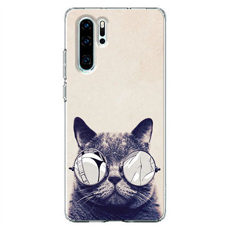 Etui na telefon Huawei P30 Pro, Kot w okularach EtuiStudio