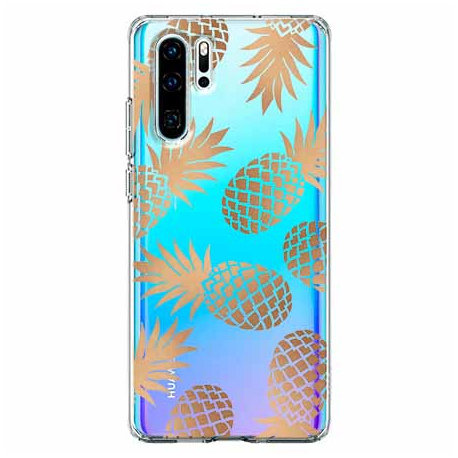 Etui na telefon Huawei P30 Pro, złote ananasy EtuiStudio