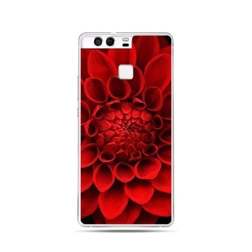 Etui na telefon Huawei P9, czerwona dalia EtuiStudio