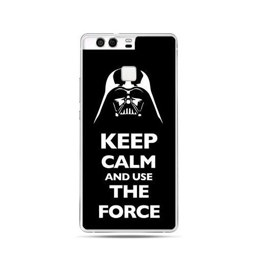 Etui na telefon Huawei P9, Keep calm and use the force EtuiStudio