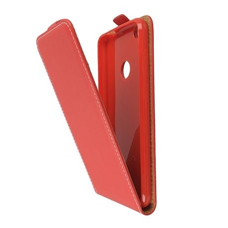 Etui na telefon Huawei P9 Lite 2017, kabura z klapką, czerwony EtuiStudio