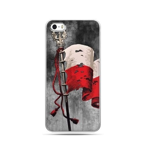 Etui na telefon, iPhone 5, 5s patriotyczne, flaga Polski EtuiStudio