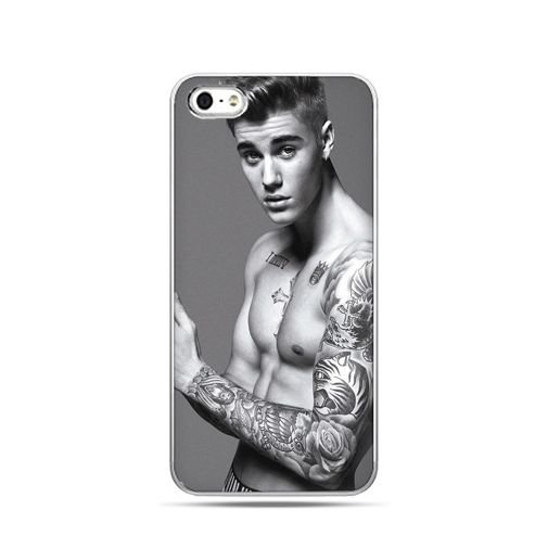 Etui na telefon, iPhone 5, Justin Bieber w tatuażach EtuiStudio
