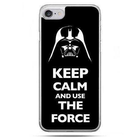 Etui na telefon, iPhone 8, Keep calm and use the force EtuiStudio