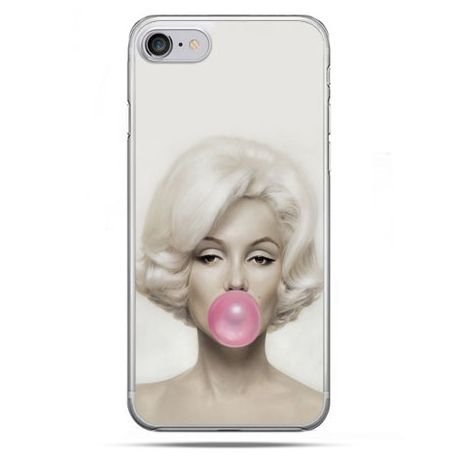 Etui na telefon, iPhone 8, Monroe z gumą balonową EtuiStudio