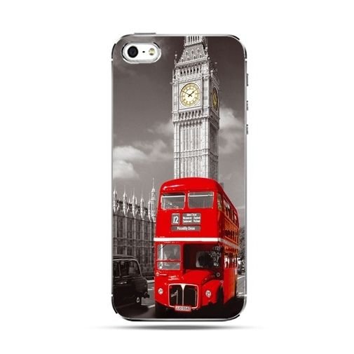 Etui na telefon, iPhone SE, czerwony autobus londyn EtuiStudio