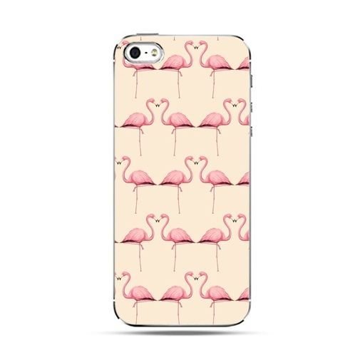 Etui na telefon, iPhone SE, flamingi EtuiStudio