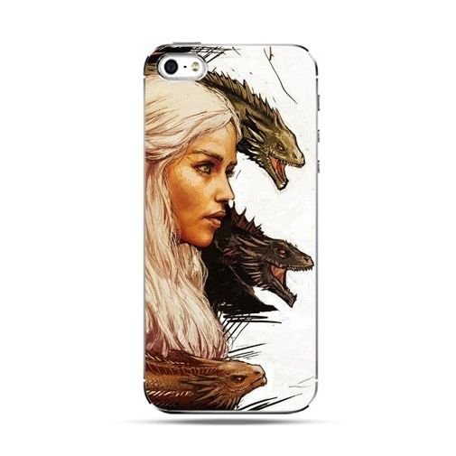 Etui na telefon, iPhone SE, Gra o Tron Daenerys Targaryen EtuiStudio
