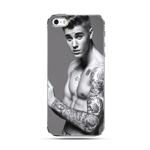 Etui na telefon, iPhone SE, Justin Bieber w tatuażach EtuiStudio