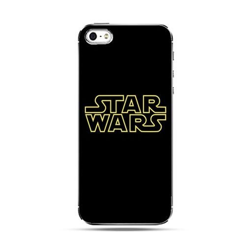 Etui na telefon, iPhone SE, Star Wars złoty napis EtuiStudio