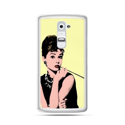 Etui na telefon LG G2, Audrey Hepburn z papierosem EtuiStudio