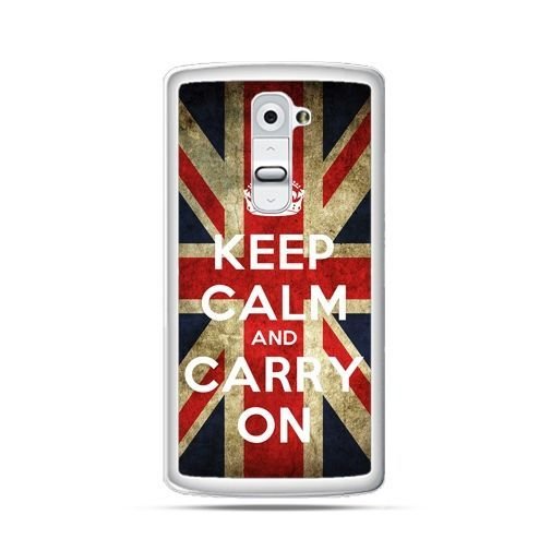 Etui na telefon LG G2, Keep calm and carry on EtuiStudio
