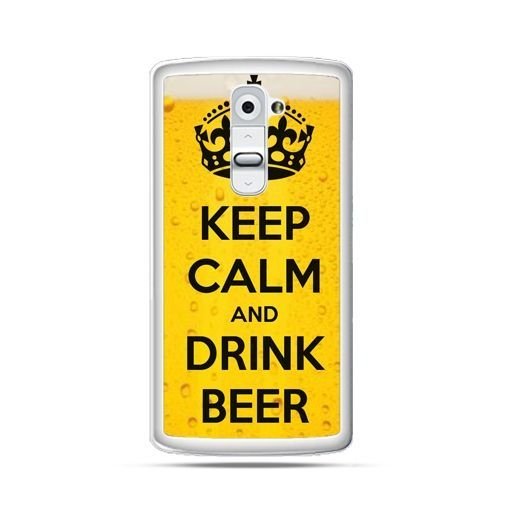 Etui na telefon LG G2, keep calm and drink beer EtuiStudio