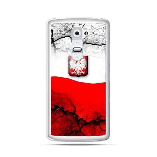 Etui na telefon LG G2, mapa Polski godło patriotyczne EtuiStudio