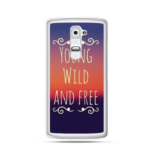 Etui na telefon LG G2, Young wild and free EtuiStudio