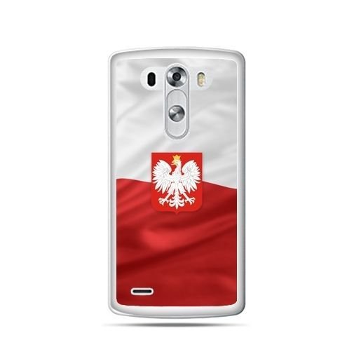 Etui na telefon LG G4 patriotyczne, flaga Polski z godłem EtuiStudio