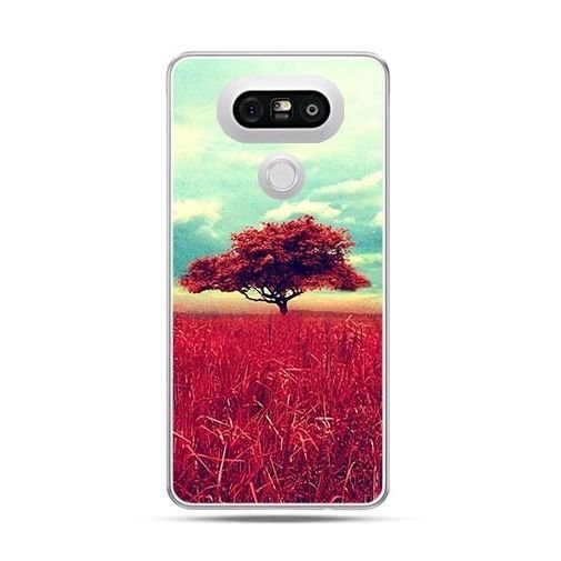Etui na telefon LG G5, czerwone drzewo EtuiStudio