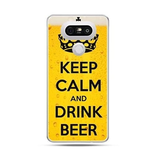 Etui na telefon LG G5, Keep calm and drink beer EtuiStudio