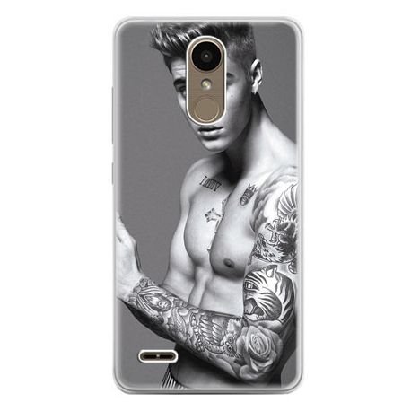 Etui na telefon LG K10 2017, Justin Bieber w tatuażach EtuiStudio