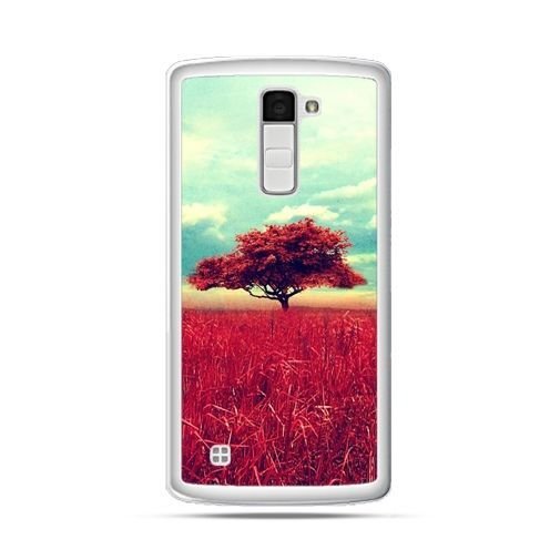 Etui na telefon LG K10, czerwone drzewo EtuiStudio