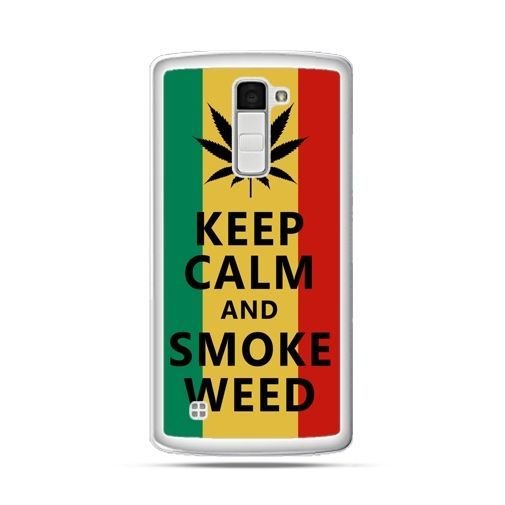 Etui na telefon LG K10, Keep Calm and Smoke Weed EtuiStudio