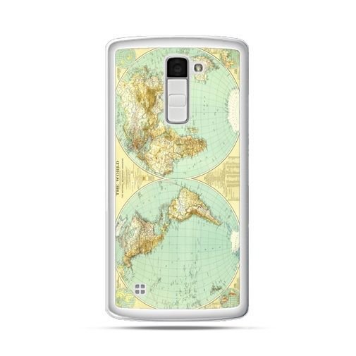 Etui na telefon LG K10, mapa świata EtuiStudio