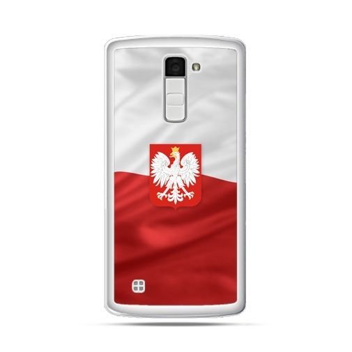 Etui na telefon LG K10, patriotyczne, flaga Polski z godłem EtuiStudio