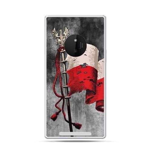 Etui na telefon Lumia 830 patriotyczne, flaga Polski EtuiStudio