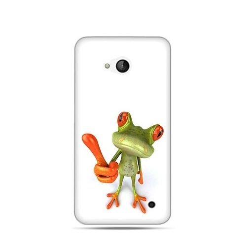 Etui na telefon Nokia Lumia 550, śmieszna żaba EtuiStudio
