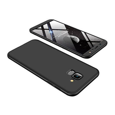 Etui na telefon Samsung Galaxy A6 2018, Slim MattE 360, czarny EtuiStudio